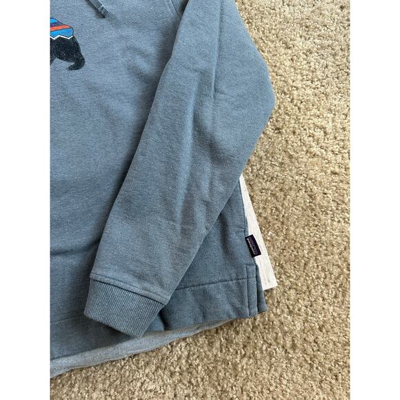 Patagonia Fitz Roy Bear Uprisal Hoody Logo Hoodie Sweatshirt - Picture 2 of 6